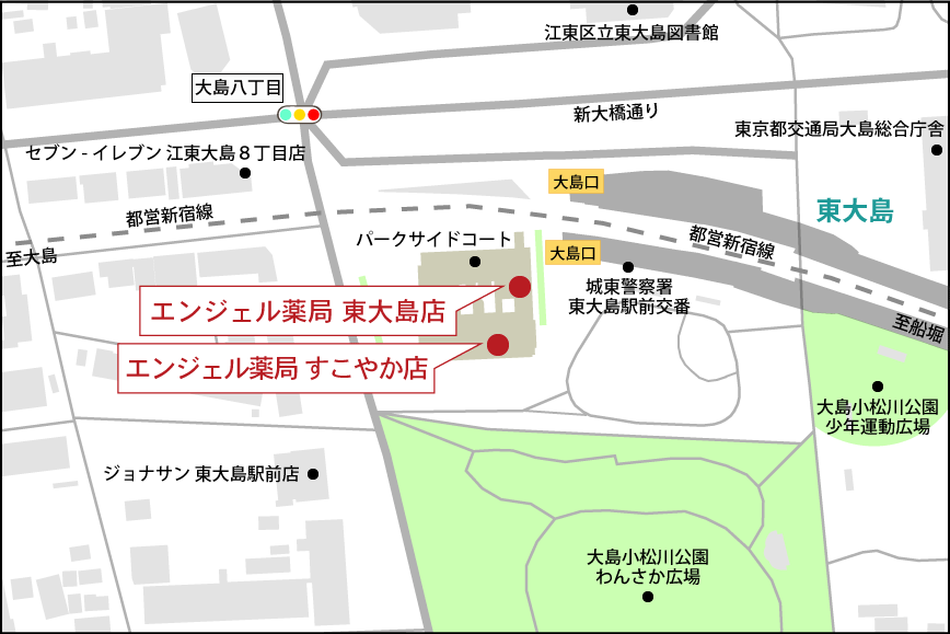 東大島本店地図